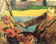 Paul Gauguin Van Gogh Painting Sunflowers USA oil painting artist